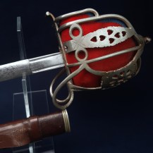 Scottish WW1-WW2 Officers Basket Hilt Broadsword, Major Thomas William Youngson, KOSB 08